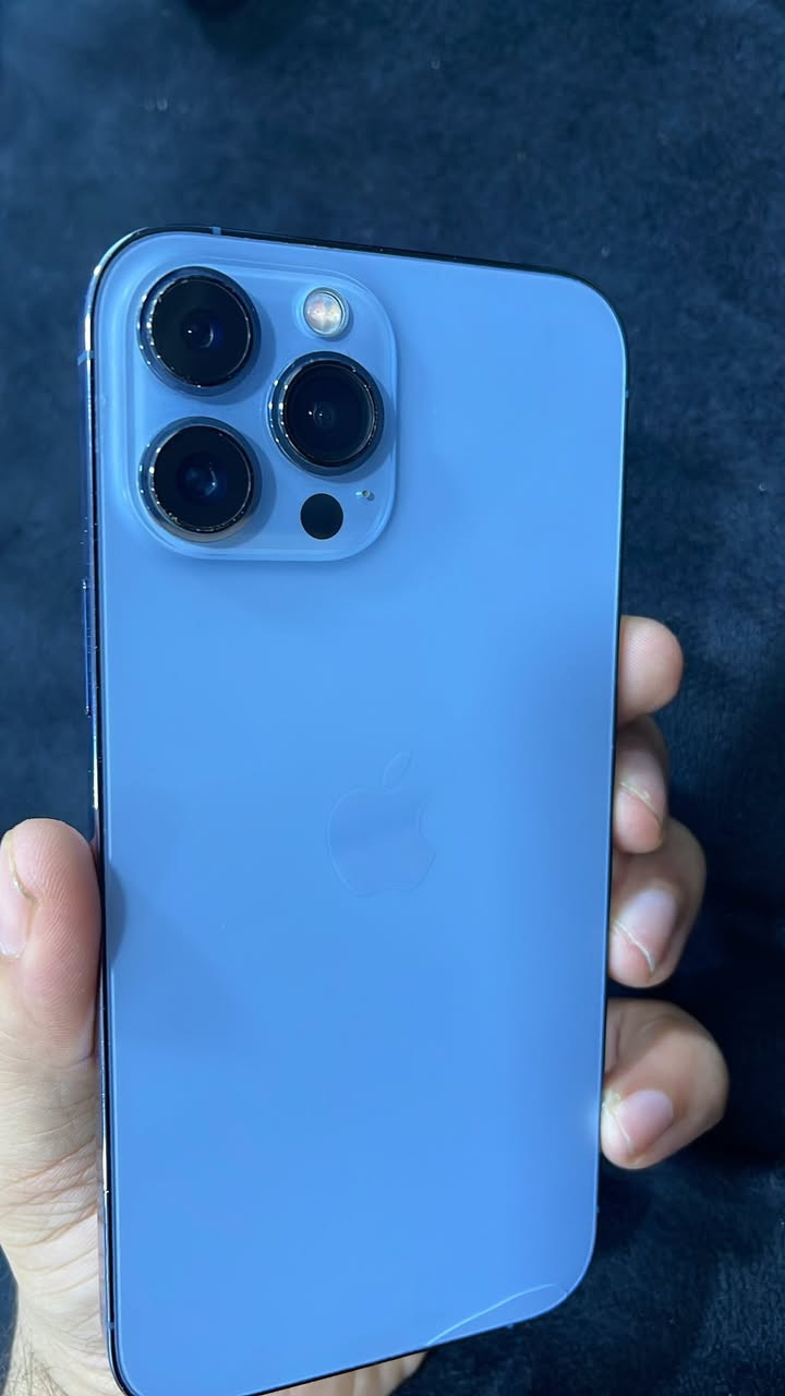 آيفون 13 برو ماكس بحري جهاز بلادي لا مفتوح ولا مبدل بي شي ذاكره 128 بطاريه 77  مكفول وعلفحص فقط فطر كلش صغير ممبين بلضهر سعره 625 وبي مجال راسلني خاص موجود  *********** 
بغداد
