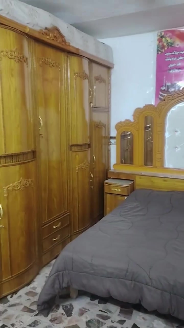 سلام عليكم متاح غرفه نوم جديد الله شاهد واضحه بل تصوير بغداد مدينه الصدر ***********
