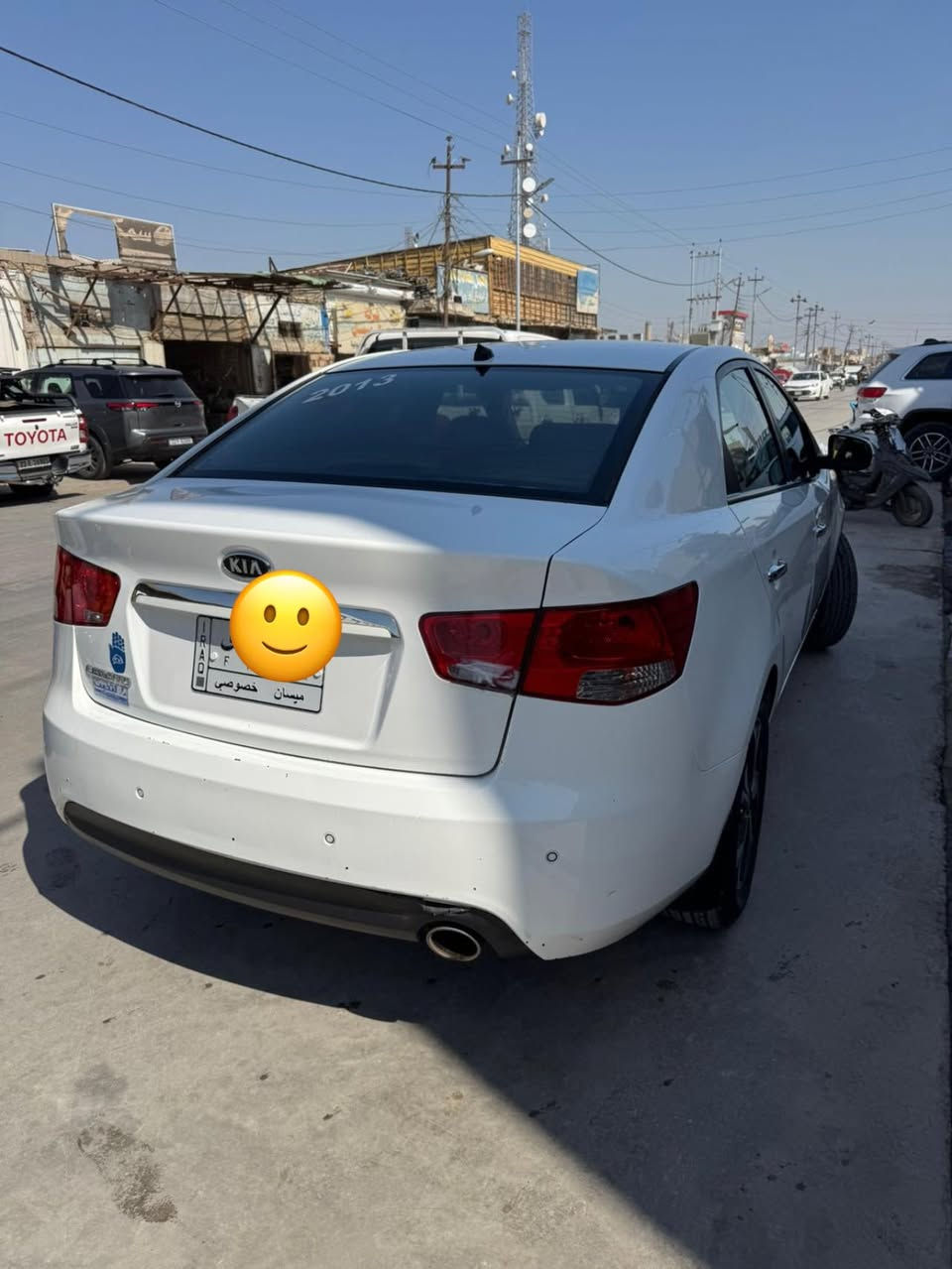 سلام عليكم
كيا سيراتو موديل 2013  بيها سنويه لحد 2029شرط تحويل  بيه طخات بسيطه تجي وشوف بعينك  كير محرك شرط لا صرف ولا بخار عنوني العماره / ميسان  السعر110بيه  مجال ***********
