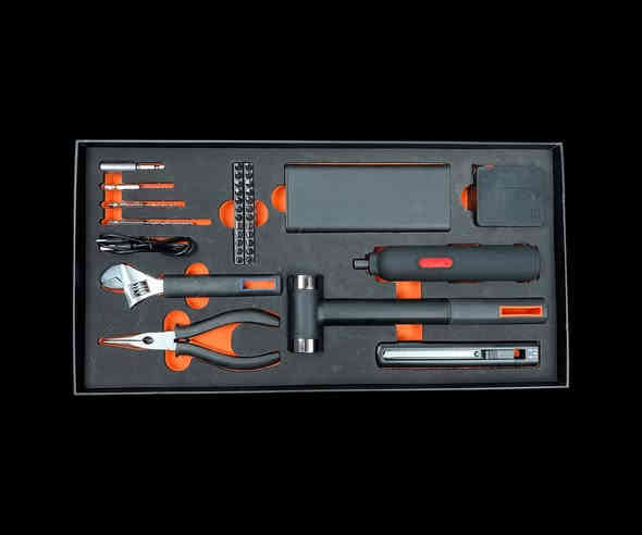 🔧✨ كل الأدوات اللي تحتاجها بعلبة وحدة!

من درنفيس شحن ذكي إلى مطرقة ومفكات دقيقة 💪

طقم JOKER يوفر لك كل شيء للصيانة المنزلية باحتراف.

بطارية تدوم وشحن سريع عبر USB Type-C ⚡

تصميم أنيق ومنظم يناسب كل منزل أو مكتب 🔩

سواء كنت فني أو تحب تنجز بنفسك… هذا الطقم لك 👨‍🔧

جاهز لأي تصليح بكل سهولة وسرعة! 🔥
يتوفر توصيل لطافة المحافظات

السعر:35000 د.ع
للطلب: ***********
