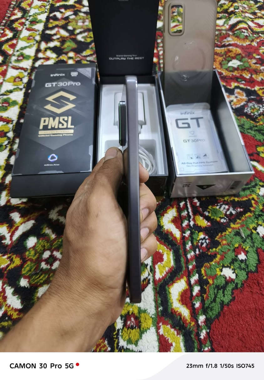 للبيع انفنكس GT 30 Pro ابو الشفتات
ذاكرة 256 وعشوائية 12+12
الشاحن الاصلية 45 واط والكيبل والكفر الشفاف
الجهاز كلش نضيف مثل ماموضح بالصور
السعر 380 الف
رقمي *********** متواجد واتساب
مكاني بغداد البلديات
