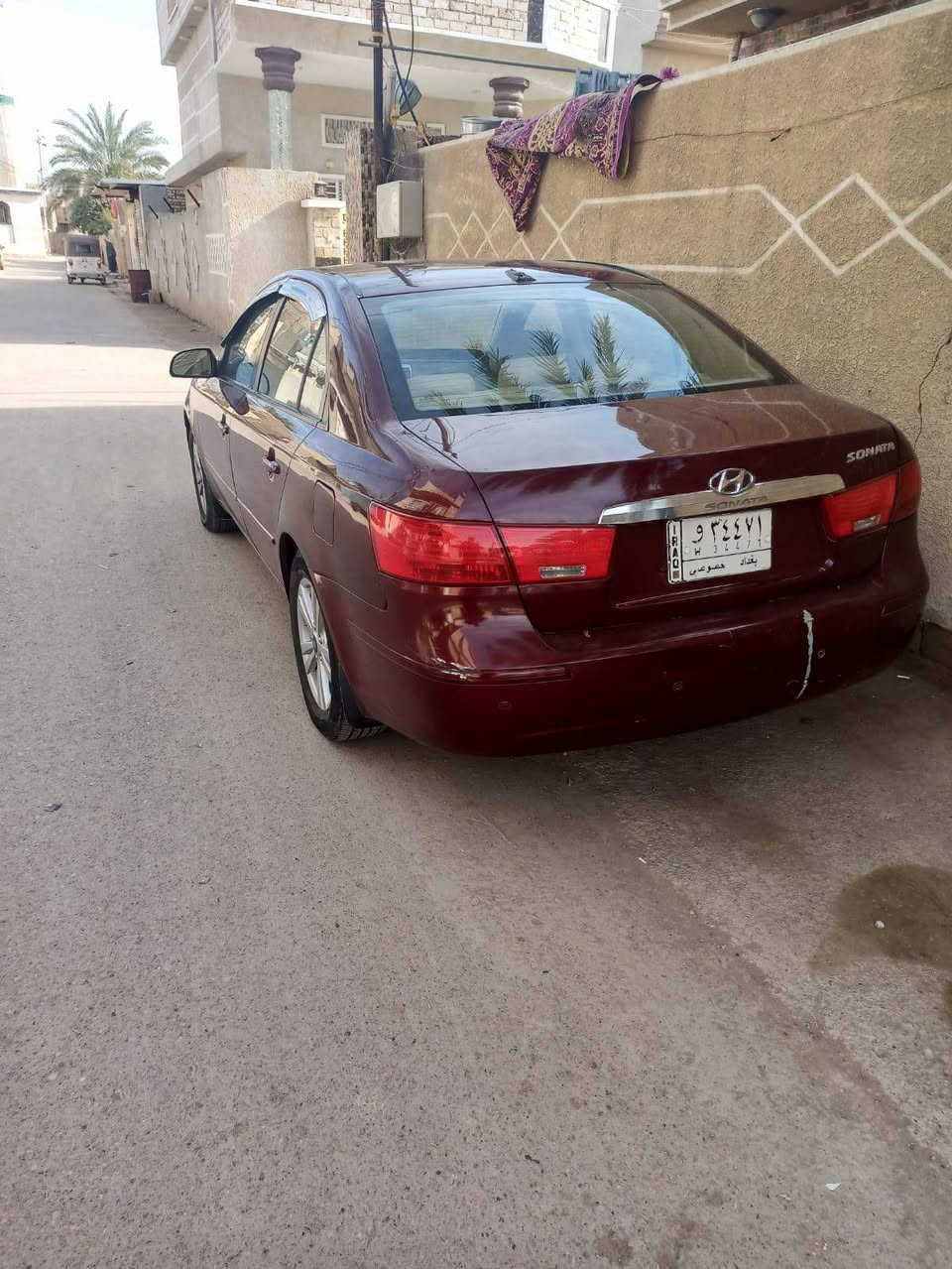 سوناتا للبيع موديل 9وارد امريكي بسمي جاهزة من كلشي تحويل مباشر مكان السيارة جديدة الشط ديالى سيارة بيه صبغ عام أثر جراد وطخات بسيطة ضرر باب خلف الصدر تبديل بيه إضافة منظومة غاز سيارة عليها إدامة كاملة وبالعافية عالياخذها السعر 100وبيه مجال ***********
