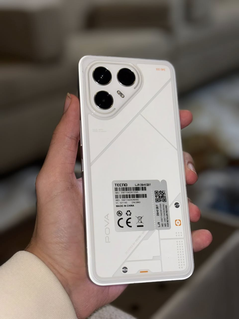 تكنو بوفا 7 الترا ✨

🧨 الأحدث من Tecno بمواصفات استثنائية

📱المعالج : Mediatek Dimensity 8350 Ultimate
💾 الذاكرة : 256 جيجابايت الرام 8 جيجابايت
📷 الكاميرا : 108 + 8 ميجابكسل
💾 الشاشة : 6.67 بوصة - 144 هرتز - AMOLED
🔋البطارية : 6000 مللي أمبير - 70 واط 

➖➖➖➖➖➖➖➖➖➖➖

كامل ملحقات العنوان بغداد ومتوفر توصيل للرمادي السعر 450 وبي مجال ***********
