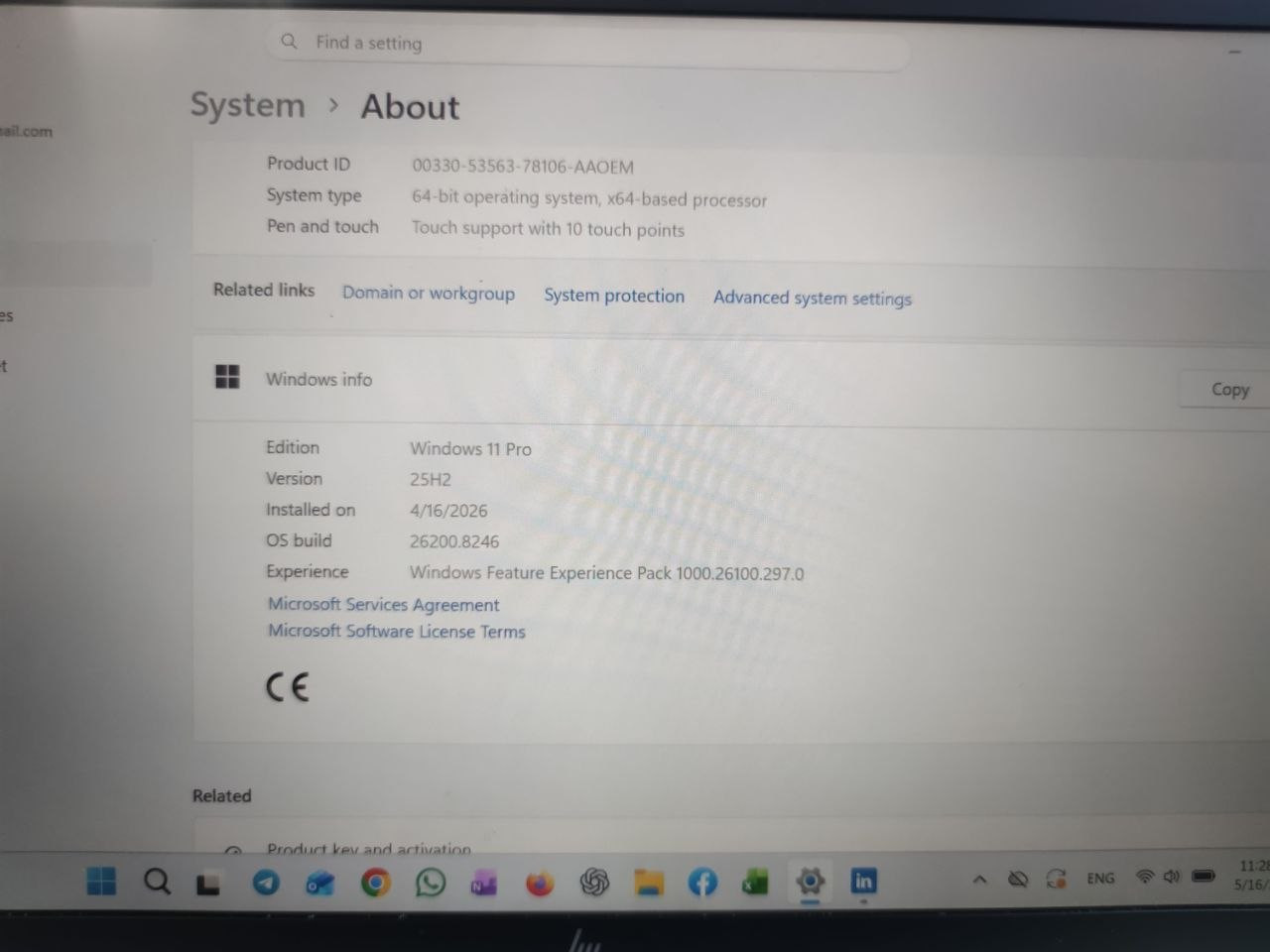 hp elitebook 845 G7

Ryzen 5 pro - 4650u

windows 11 pro orgianal

16/512gb ssd

screen 14 touch

  عنوان كركوك و ماعندي توصيل

ماعندة اي عيوب 375 الف


**إذا كنت صاحب هذا الإعلان وتريد حذفه لأي سبب، رجاءا أرسل رسالة إلى الدعم الفني**
