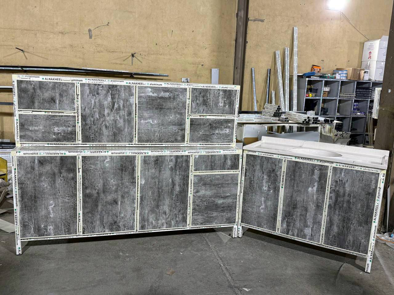 🔥🔥🔥

المنيوم فصال وليس السوكي ❌
 
القياس مترين ارضي وملحق ومتر وعشرين سنك مرمر 
السعر// 310 الف