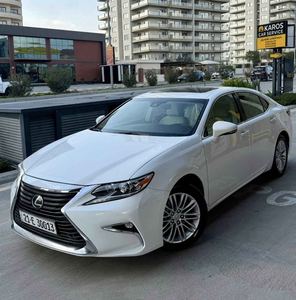 بۆفرۆشتن. 🤍✨🤍 للبیع 

لێگزز ES 350 مۆدێل 2017 
 فوول مواسەفات ES 350 
٦ بستۆن مەکینە ٣.٥ 

سعر /في التعليق يتم الرد فورا على المسنجر ✍🏻

نرخ/ لە کۆمێنت بنوسە یەکسەر وەڵام دەدەیتەوە 📮

مۆبایل /  ***********☎️
‏‎‏‎شوێن : سلێمانی 

سەیارەکە تەنها ٣ پارچەی بۆیاخە بێ ناو ماباقی 
هەموو گیانی بەشەرت و زۆر زۆر جوانە و 
بێ چاڵ و شوخت زۆر تازە و جوانە 
پێش و دوای کەپسە .. 🔷
مەکینە و گێڕ بەشەرتی یەک مانگ نەکراوەتەوە 
و خەلەلی نیە بەشەرت ..🔷

مواسەفات ١/١ ES 350 فوول 
(( بەصمە ،، سڵاید ،، شاشە گەورە ،، کوشن سارد و گەرم سوکان هیتەر ،، ڕادار پێش و دواو لاکان ،، تەحدید سورعە خۆی ئۆتۆ ماتیکی سوکان و ئیستۆپ و بەنزین ئەکات  ،، کوشن خەزن لایت لید و عەدەسە ،، هەردوو کوشن کارەبا ،، ٣ مۆدی لێخۆڕین ،، شاشە و ڤۆلیۆم ،، کامێرا و حاسەی ٤ لاکان ،، ٣ گێڕ و گێر سپۆرت و گێری سوکان ،، و زۆر مواسەفاتی تر  )

٤ تایەی لۆکی بیلادی لە ژێرە 🔷
تەحویل و غرامە بەشەرت 🔷
سەنەوی و ڕەقەم و هەموو شتێکی تازەیە
