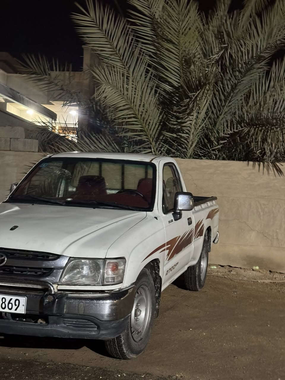 للبيع للبيع بيك اب موديل 2004 رقم مشروع وطني تحويل شرط السعر 80ورقه قفل رقم صاحب سياره ‭0781 416 7297‬
