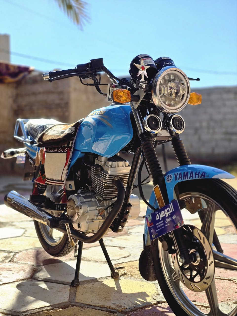 سلام عليكم دراجه للبيع دايون اصل لون سمائي موديل ٢٠٢٤ طالعه بل ٢٥ بشهر ال٢ دراجه حلوه ونضيفه وبرغي مامفتوح بيهه اوراق اصولي للستفسار ***********
