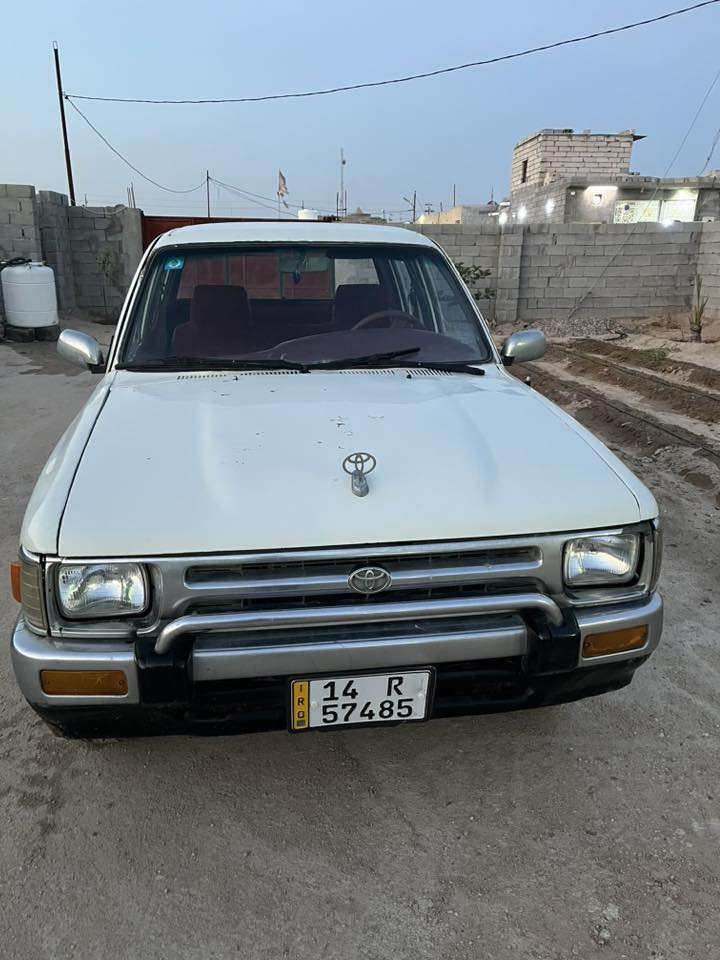 تيوتا موديل 91 مكينة كروسيدا سياره بسمي رقم انكليزي سنويه 2030 سياره نضيفة مال جناي مكانها الزبير شاصيها مكفول سياره فقط مصبوغه  رقم الهاتف يوجد واتساب الاستفسار ‭٠٧٨٠ ٨٢٢ ٧٣١١‬
