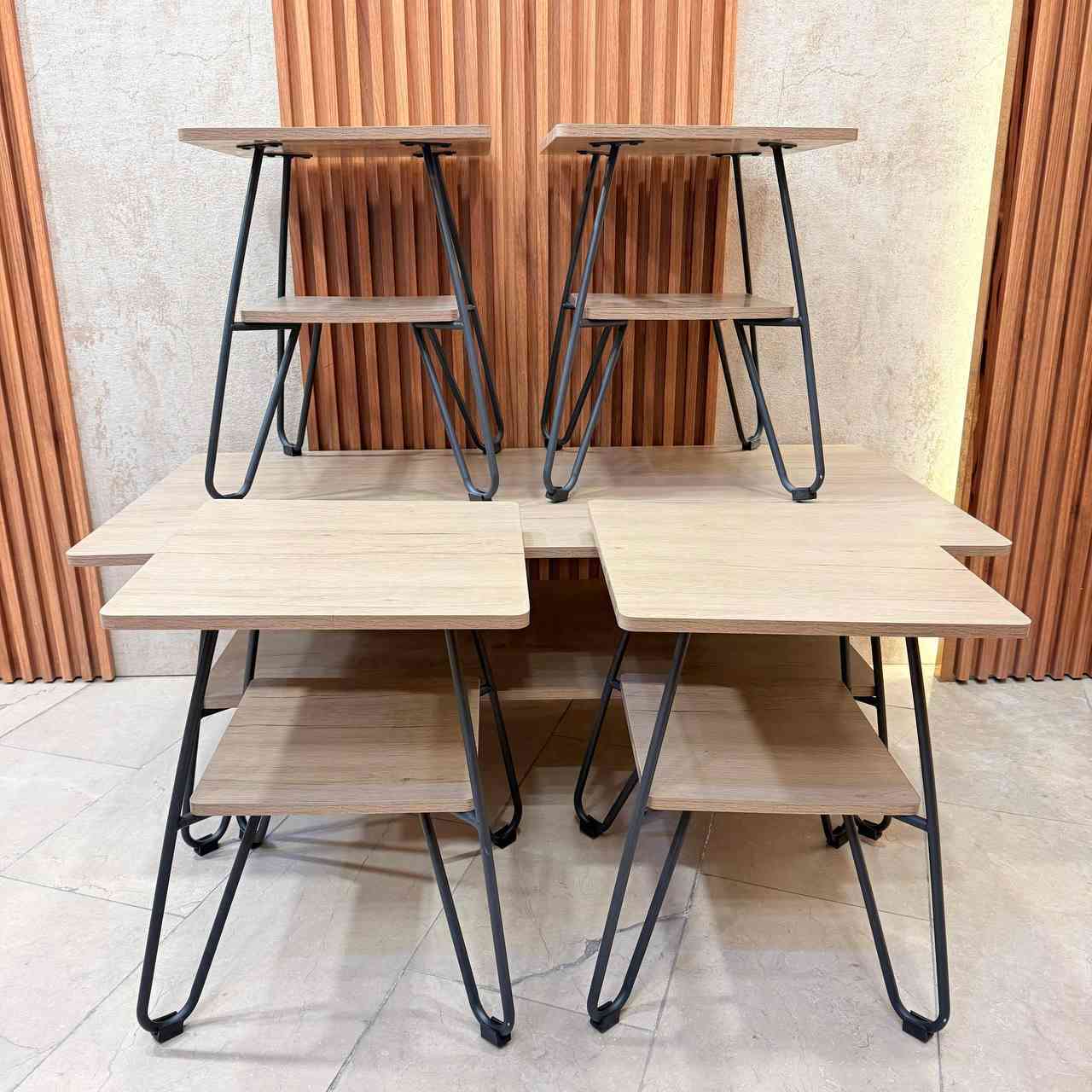 سيت طبله 4+1 سطح خشب Hdf
رجل حديد صبغ حراري 
قياس الطبله الكبيره 
ارتفاع 45 سم 
عرض 60 سم 
طول 120 سم 
قياس الطبله الصغيره 
ارتفاع 50 سم
عرض 40 * 40 سم مربع 
#اثاث #اثاث_منزلي


**إذا كنت صاحب هذا الإعلان وتريد حذفه لأي سبب، رجاءا أرسل رسالة إلى الدعم الفني**