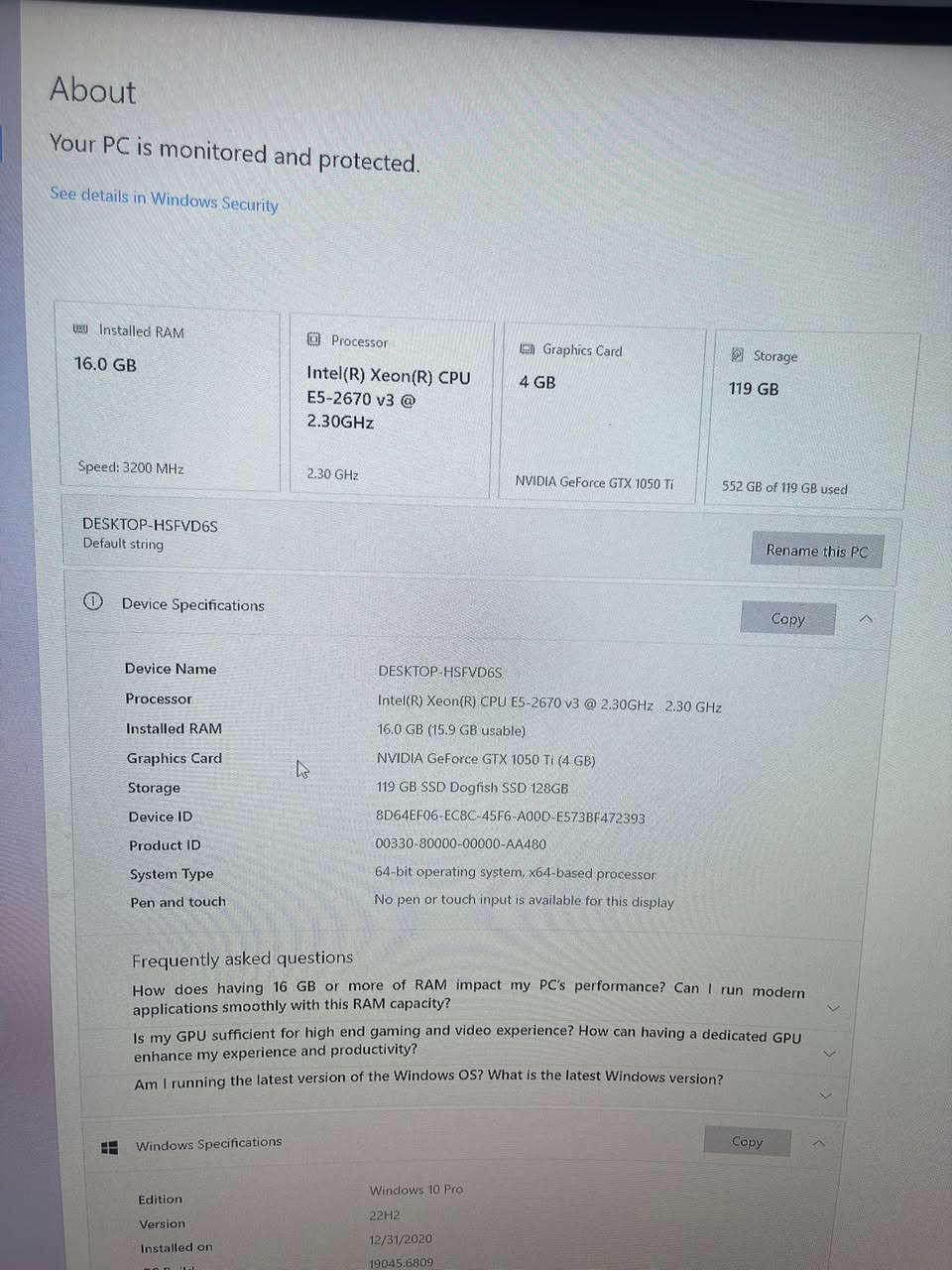 هلا شباب تجميعة للبيع Xeon
E5 2670
Gtx 1050ti 4G
Ram 16G 3200 ddr4
M2 120G
الكيس الجامة الجانبية ماكو 
شغال ومفحوص 
السعر ٢٠٠ الف 
بغداد العطيفية


**إذا كنت صاحب هذا الإعلان وتريد حذفه لأي سبب، رجاءا أرسل رسالة إلى الدعم الفني**