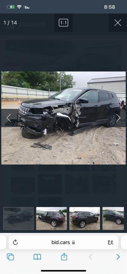 #اعلان_بيع_سيارة
🔷السيارة : جيب كومباس ( سبورت )

🔷سنة الصنع :2024

🔷اللوحة : بغداد

🔷الضرر : تبديل جاملغ وباب بلادي   نفس لون . 

🔷ضرر الايرباك : ستيرن ودشبول.

______________________________

🔷المواصفات:

 

🔹حجم المحرك 4 سلندر   2.0L تيربو 

🔹عداد المسافة 13 الف كيلو متر  استخدام قليل 

🔹رادار امامي وجانبي 

🔹

🔹تنبيه الخروج عن المسار

🔹كراسي مخمل 

🔹اوتو ستوب

🔹دفع رباعي AWD

🔹ويل كب حجم 17انج مع اطارات بحالة جيدة

🔹وضعيات قيادة

🔹لايتات LED بالكامل

🔹شاشه تحكم بالايعازات

🔹تحكم ستيرن جهتين

🔹مع باقي المواصفات الاعتيادية

    

🔷  السعر : ١٨٥ وبي مجال 

————————————————————————

☎️ الاتصال ***********

📍بغداد
