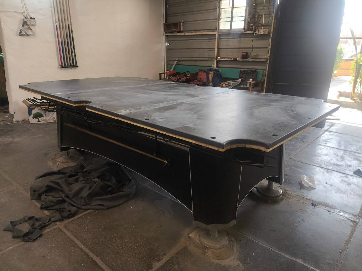 تم انجاز عمل اليوم وبشرط الضمان مع كادر مختص ستفسارمراسلة الصفحا او ***********  واتساب عنوان بغداد حافض القاضي ملاحضة يوجد طاولات بليارد مستعمل و الجديد وجميع مستلزمات البليارد وملحقاتة🇮🇶🇮🎱
