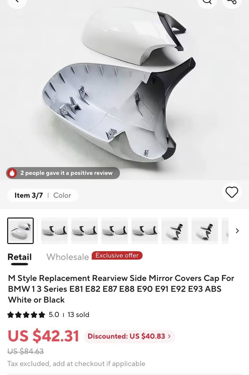 كفر مرايه باتمان BMW 13 Series E81 E82 E87 E88 E90 E91 E92 E93 سعر ٣٥ الف


**إذا كنت صاحب هذا الإعلان وتريد حذفه لأي سبب، رجاءا أرسل رسالة إلى الدعم الفني**