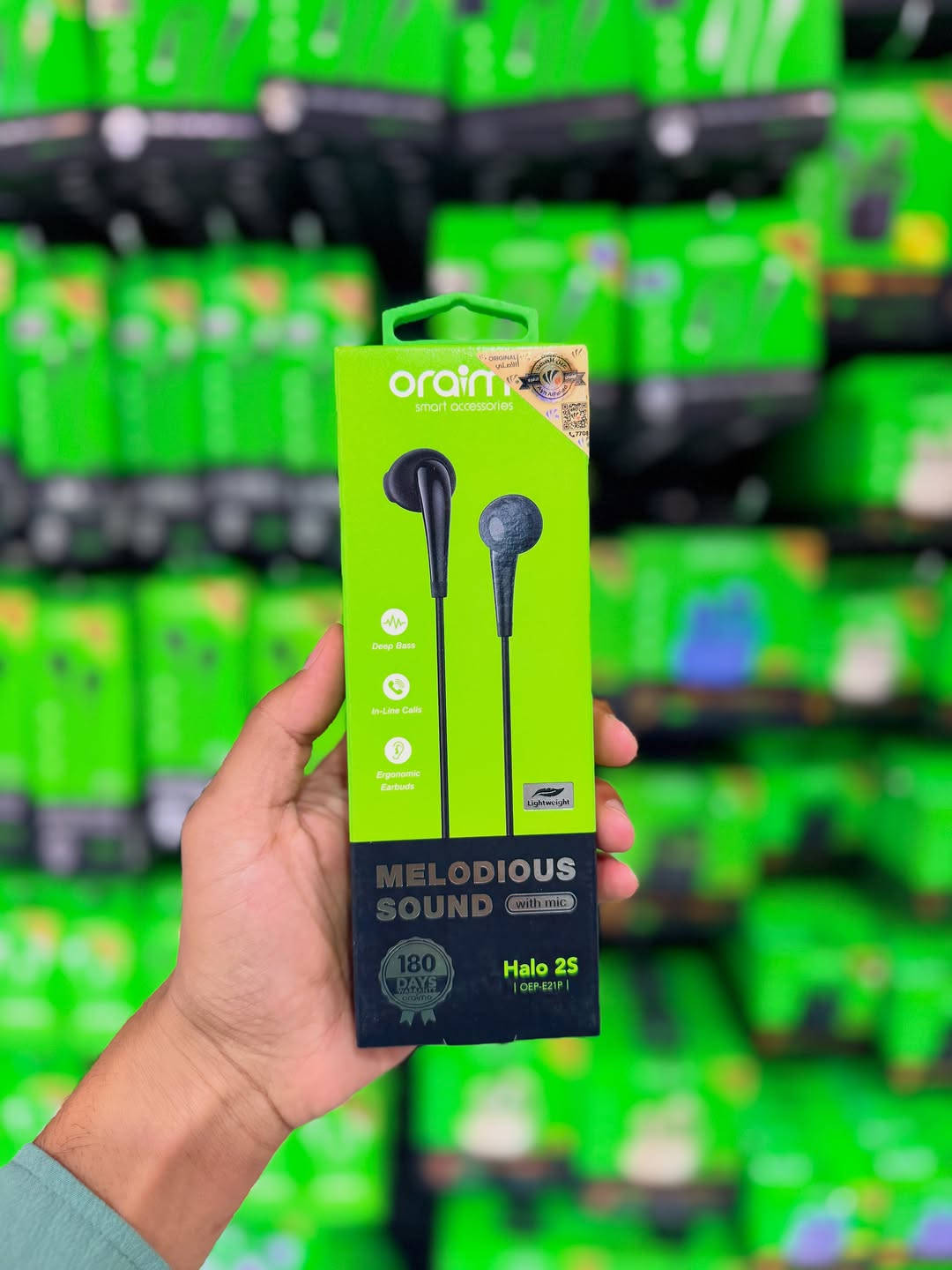 منتجات oraimo من عين الفهد 🐆✅
جمله فقط ⚠️🛒


**إذا كنت صاحب هذا الإعلان وتريد حذفه لأي سبب، رجاءا أرسل رسالة إلى الدعم الفني**