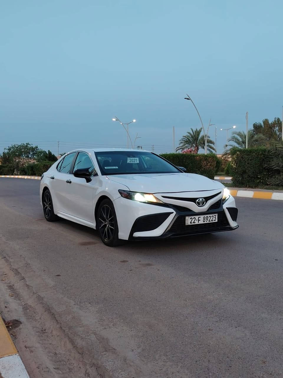 السلام عليكم للبيع بسعر 168 كامري Se2021 امريكي بيه 3 قطع وربع بجالغ الخلفي بدون داخل  ماشيه 77 السياره حيل حلوه وجديده جاهزه من كلشي سنويه ورقم جدد تخم تايرات صدر جديد العنوان تكريت ***********
