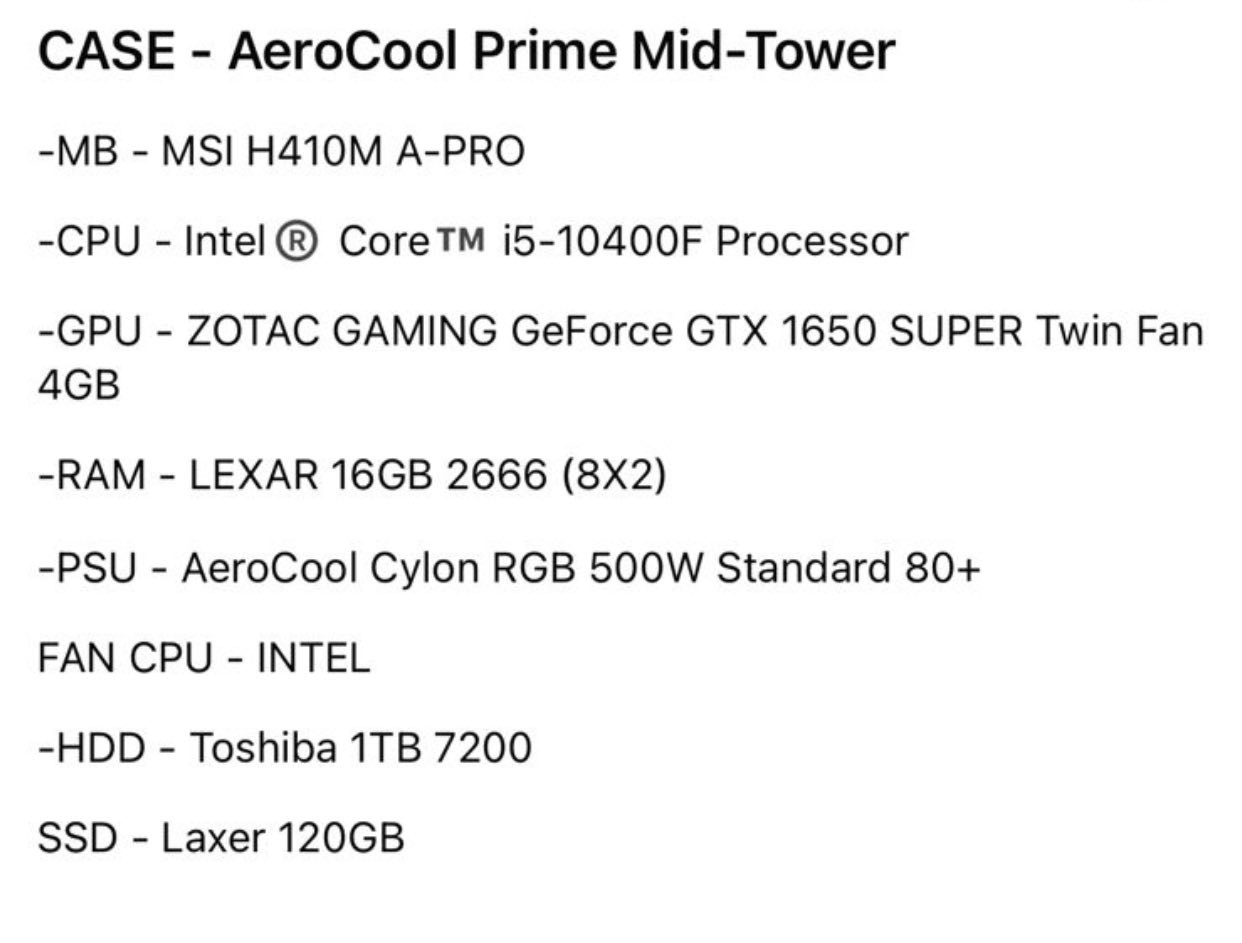 الكيس فقط للبيع pc
المواصفات في الصور 
السعر ٣٧٥ قفل 
للتواصل خاص


**إذا كنت صاحب هذا الإعلان وتريد حذفه لأي سبب، رجاءا أرسل رسالة إلى الدعم الفني**