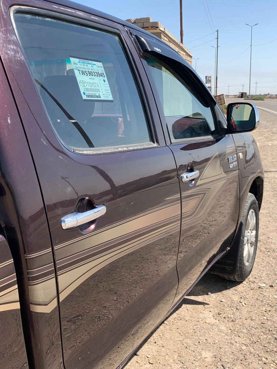 🚗 للبيع: تويوتا هايلوكس 2006 🚗
سيارة Toyota Hilux موديل 2006 بيك أب، مكفولة كفالة عامة.
السيارة موجودة في الناصرية – قضاء الجبايش.
✅ جاهزة من كل شيء
✅ ما بيها أي نقص
✅ سيارة نظيفة ومال بيت
✅ الاستعمال شخصي
السيارة عندي وجاهزة للفحص، والبيع بسبب الحاجة للفلوس.
📞 للاستفسار الاتصال على الرقم:
***********
