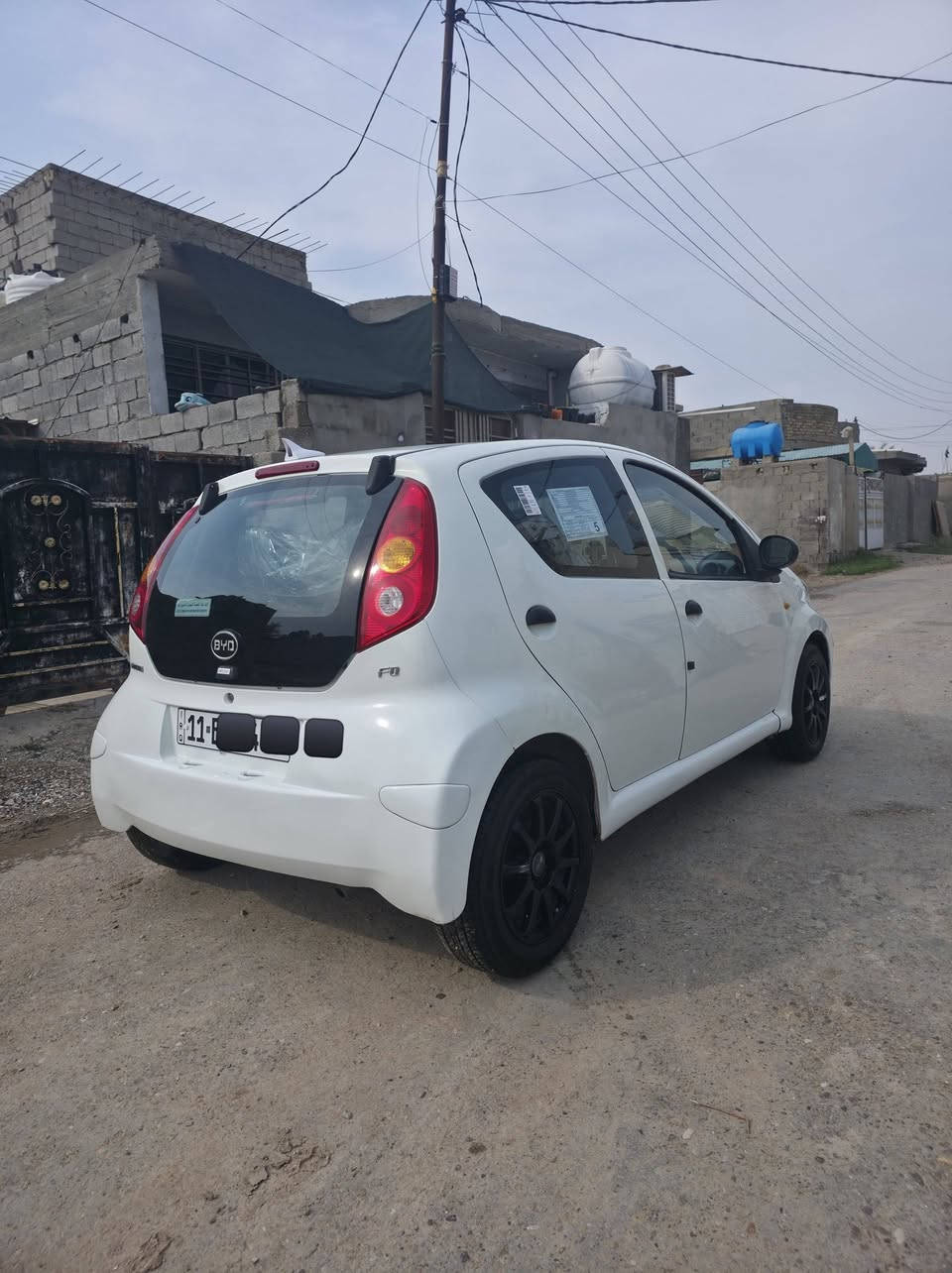 سلام عليكم للبيع او مراوس بي واي دي F0
سيارة حلوه مال جناي 
سنويا جديده هزه جديده 
تبريد بصمه
تخم تاير 
محرك كير مكفول 
السعر 40او بيها مجال بسيط
العنوان تقاطع النهروان 
الرقم ***********
