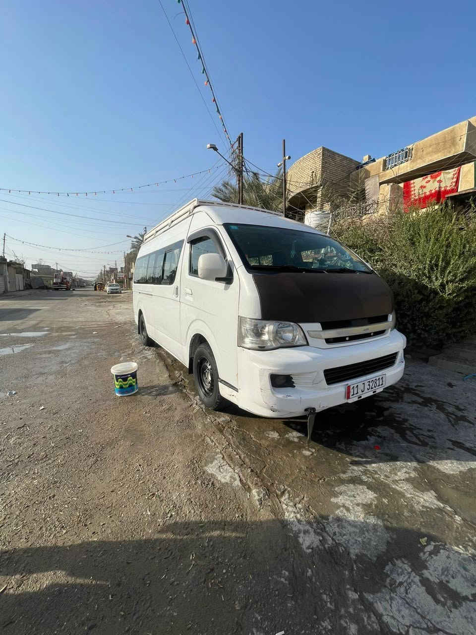 سلام عليكم
جنبي H2 مديل 2014 
رقم بغداد مصفره كلشي 
بيها صبغ بالربع الي وره باب الاسلايت فقط وبيها مكانات طخات مامعمره باقيه علوضعها والجامه الخلفيه مكسوره 
گير مكينه تخم تاير حداديه عينه صينيه فلاوين كله جديد ماتصرف عليه غير بس الجامه تفاصيل اكثر اتصل عالرقم *********** سعرها 135$ وبيها مجال مكاني بغداد الشهداء الثانيه
