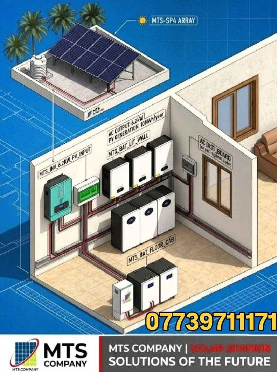 لشراء منظومة طاقة شمسية بدل خط المولد للابد مدى الحياة من شركة mts فقط اول شركة بالعراق توفر لك افضل منظومة طاقة شمسية بدل خط المولد للابد بتصميم هندسي وخدمات ما بعد البيع 
معكم كانت مهندسة رنده سبع اسماعيل من شركة Mts قسم الطاقة الشمسية 
للتواصل او الاستفسار او الحجز:-
***********
شركة Mts للطاقة الشمسية
#Mts #trend #reels #طاقة_شمسية #energy #engineering
