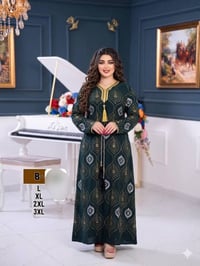 كشمير تونسي • شغل تطريز • 2XL-5XL