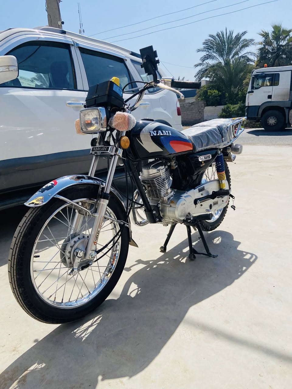 السلام عليكم دراجة للبيع موديل 25 دراجة خير من الله كاملة مكملة السعر 675 وبيها مجال العنوان بعقوبة حي  المعلمين *********** او خاص
