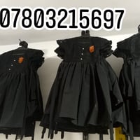 ثوب بناتي أسود 🖤 قطعة حداد أنيقة لمحرم الحرام 🖤 اللون: أسود غامق  🌸 ال...