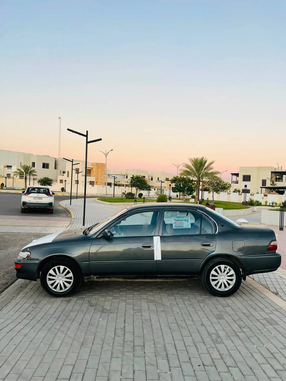 السلام عليكم
للبيع كورلا موديل 1995
سعر مناسب (48) وبيها مجال بسيط 
رقم كركوك دولي باسمي شرط التحويل والغرامات هزه جديده سنويه جديده
محرك وكير شرط 
#تبريد ثلج☃️
جامات كهرباء اوتو
صدر وتايرات جدد 
السياره جاهزه ماتصرف عليها الف 
كهربائيات كلها شغاله(صبغ عام جماليه بدون ضربه)
مكان السياره تكريت 
***********
