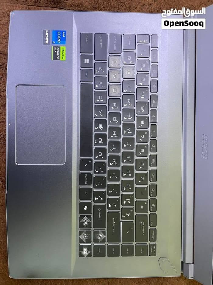 Msi gaming laptop 
• المعالج: i5-12450H (الجيل 12)

• كارت الشاشة: RTX 3050 4GB GDDR6

• الرام: 16GB DDR4

• الهارد: 512GB SSD

• الشاشة: 15.6" FHD 144Hz IPS-level

• اللون: Cosmos Gray

​✨ جهاز نظيف وأداء ممتاز جداً للألعاب والبرامج الثقيلة. اللابتوب كسر كارتون استعمال جدا قلييل

المكان  بغداد حي الجهاد لايتوفر توصيل

​💵 السعر: [850 الف قفل]

📲 للطلب والتواصل: [***********]
