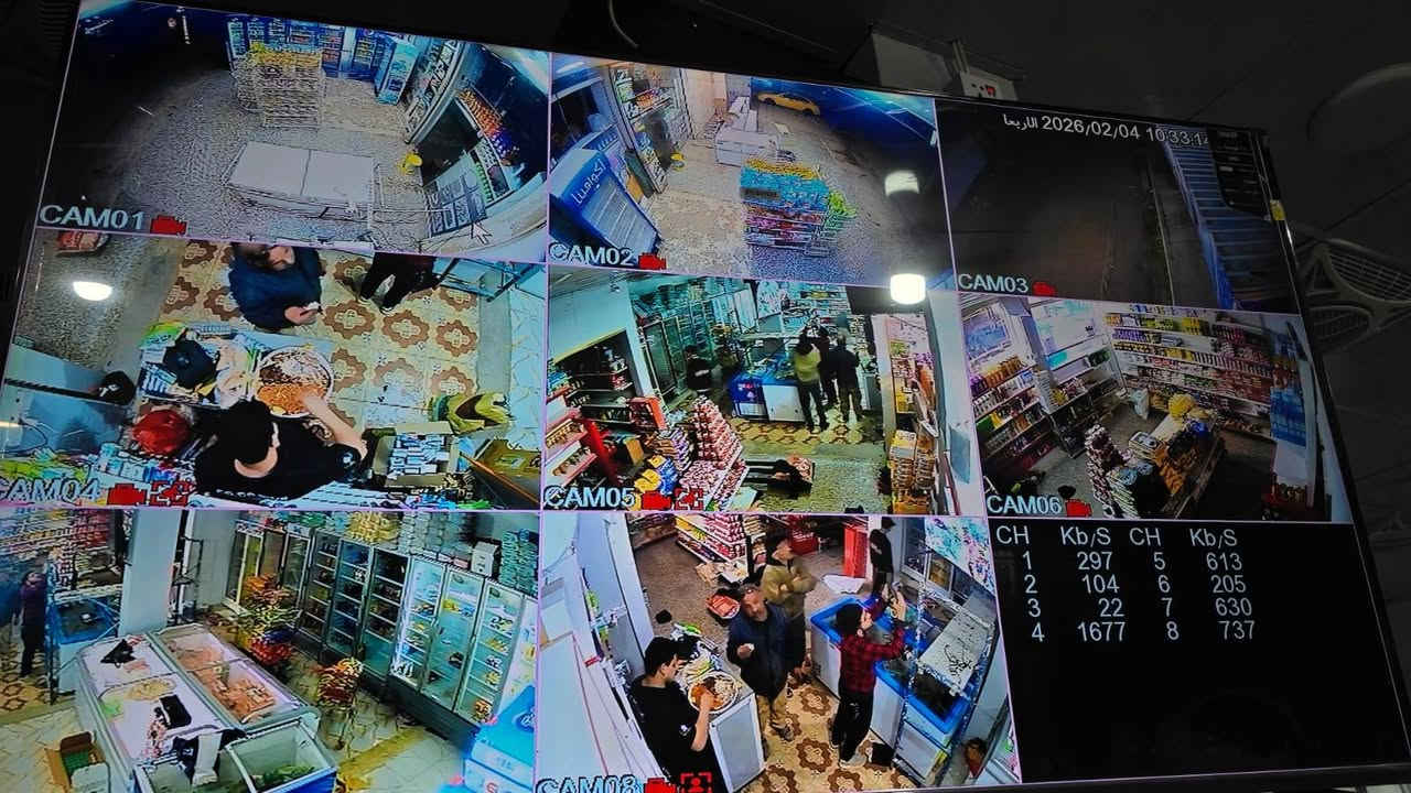 تم تنصيب وتجهيز كاميرات مراقبة
لأسواق #اسواق_حيدوري في شارع المكاتب 
منظومه مكونه من ٨ كاميرات مراقبة 
مثل مموضح عدكم في الصورة ..
مستعدين لتجهيز الكاميرات ل..
للمنازل 
المطاعم 
المحلات التجارية 
المقاهي 
..... عنوانه الحسينية شارع جامع النور مقابل أفران الكوثر 
معرض سكاي توب Sky Top للكاميرات المراقبة


**إذا كنت صاحب هذا الإعلان وتريد حذفه لأي سبب، رجاءا أرسل رسالة إلى الدعم الفني**