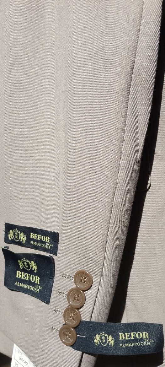 ياالله عروض قوية🔥 بدلات رجاليه آخيره 
ماركة #BEFOR الإيطالية الأصلية 💯👇
#السعر٦٦٠٠٠ ببلاش تحطيم الأسعار 
الاحجام :-52،54،56 
العنوان:- داخل عمارة الحاج عاشور 
مجاور كراج بغداد الموحد 
للاستفسار/يحيى/ ***********
@أبرز المعجبين عطر أمي
