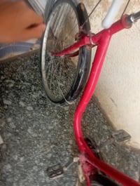 بايسكل احمر • مصبوغ • كربلاء قرب الامام