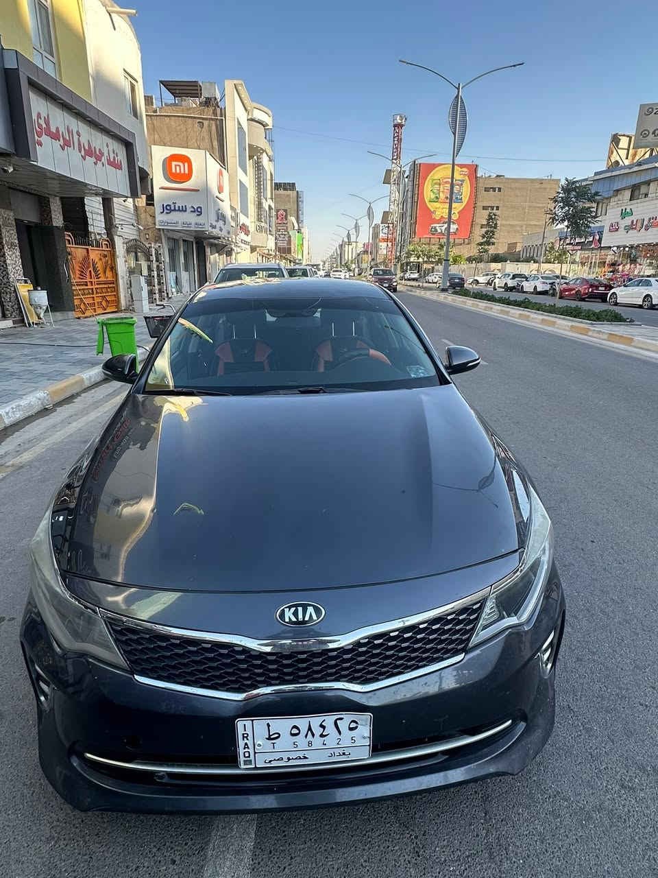كيا أوبتما
اميركي 2017
محرك 2400
لون اسمنتي 
رقم بغداد 
ضرر باب يلي بصف السايق و مستبدل ب امريكا
سياره نضيفه و جاهزه من كلشي 
تبريد فول محرك نضيف 
السعر /130 $
العنوان :الانبار:الرمادي
رقم:***********
