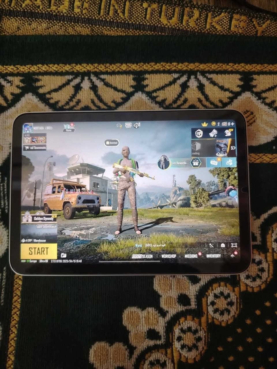 السلام عليكم عندي ايباد ميني 6 للبيع سعر خاص *********** عنوان بغداد المدائن سلمان  ذاكره 64 نظافه فول
