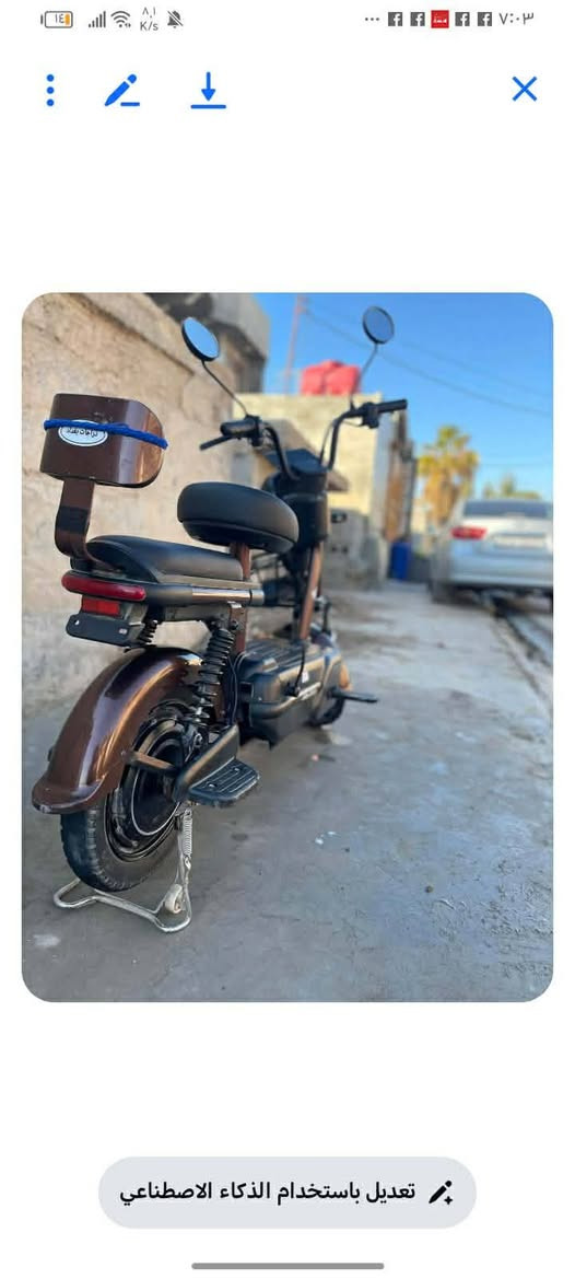 السلام عليكم / للبيع دراجه شحن كلش نظيفه مستعمله كم يوم و ما بيها أي نقص السعر 225 / ألف العنوان المقداديه بلور الاتصال على الرقم ***********
