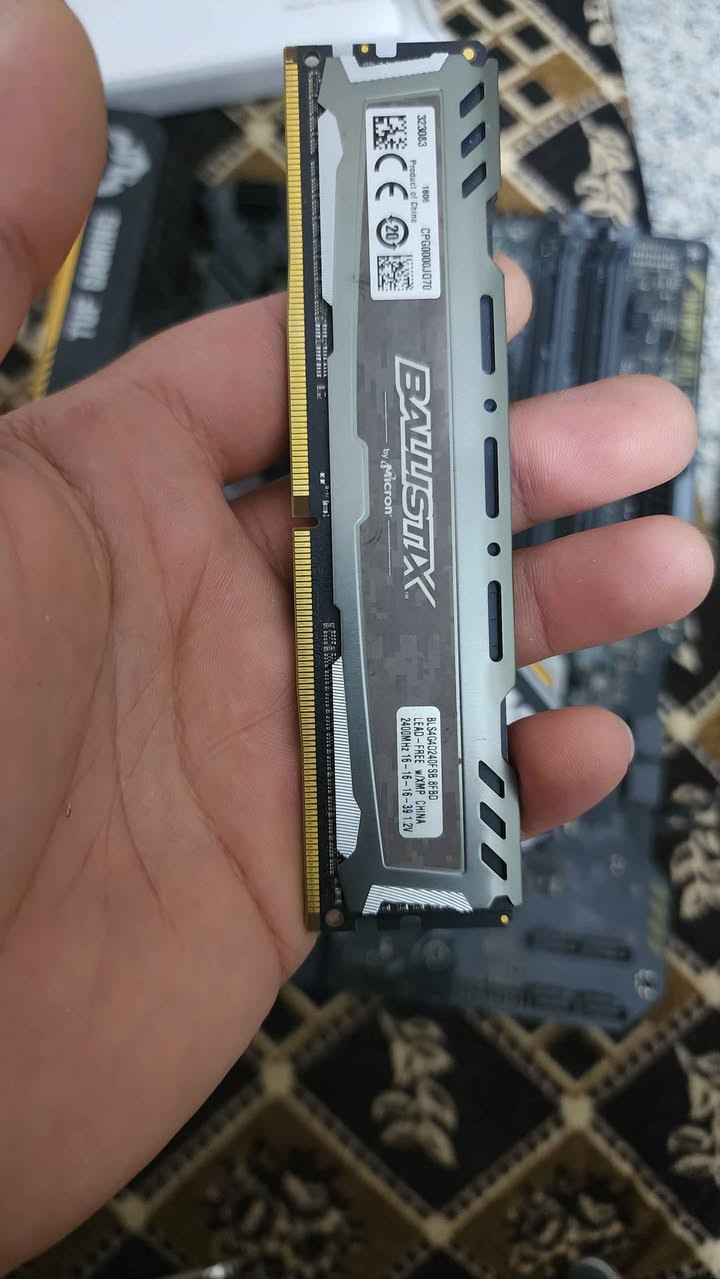 كومبو مذر بورد TUF B360-PRO GAMING (WI-FI مع رام 4gb ddr4 ومعالجi3gen5 ومبرد ستوك 
ضمان الفحص كلشي شغال 
ديالى بعقوبة 
*********** بعقوبة, ديالى
