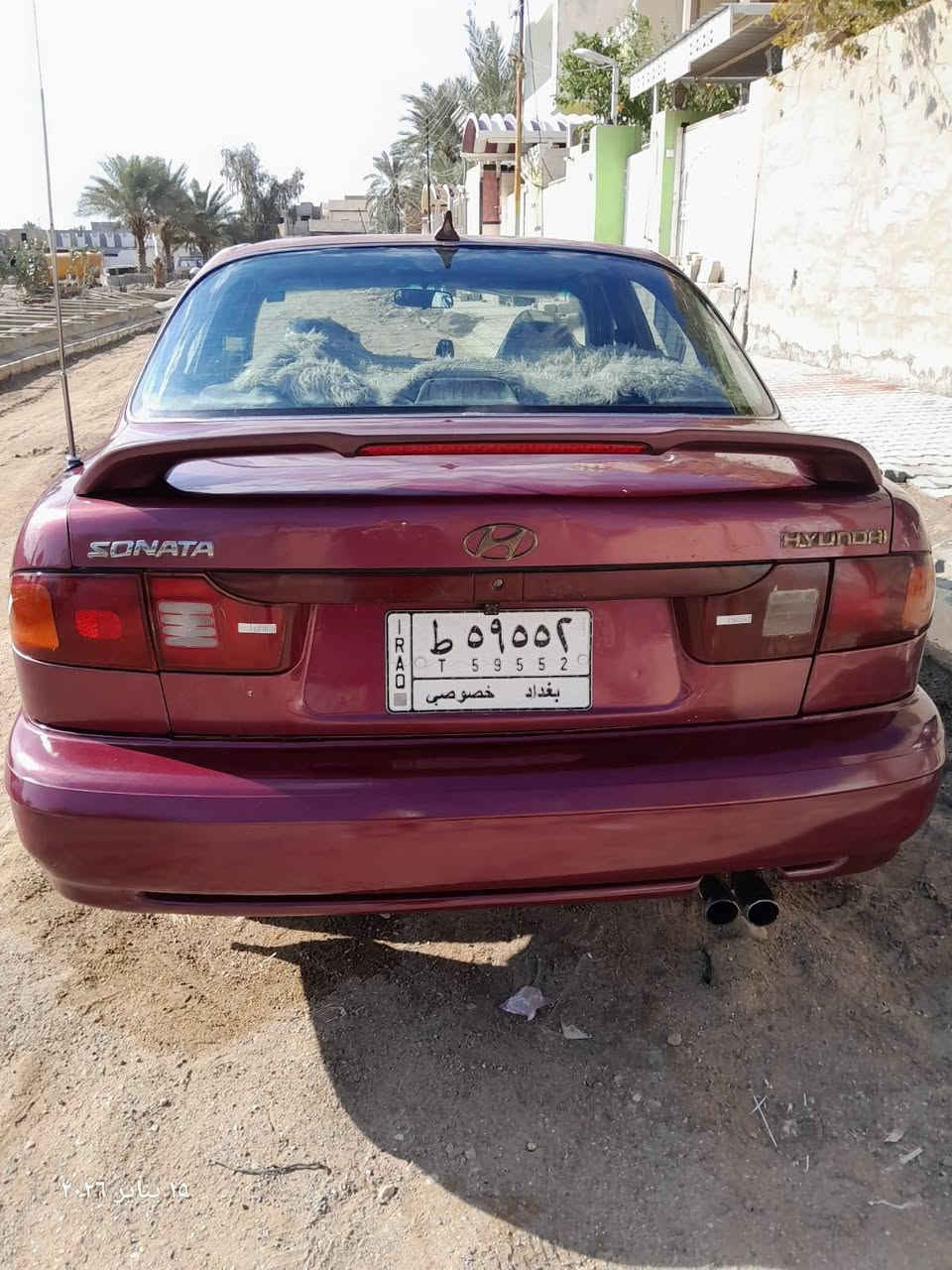 السلام عليكم سوناتا2 للبيع رقم بغداد بسمي تحويل ثاني يوم سنوية لحد 29 موديل 94  مصبوغة حزام اثر جراد القمارة بلاد ممصبوغة مكينة كير نضيفات تخم تاير ويل كب بلادي مري كهرباء اريل كهرباء دشبول جديد بلاد تبريد نقص بلي مشحون غاز كامل السيارة عليه غرامة 100 الف تنزل من السعر سعر السيارة 47 وبيه مجال  رقم ***********
