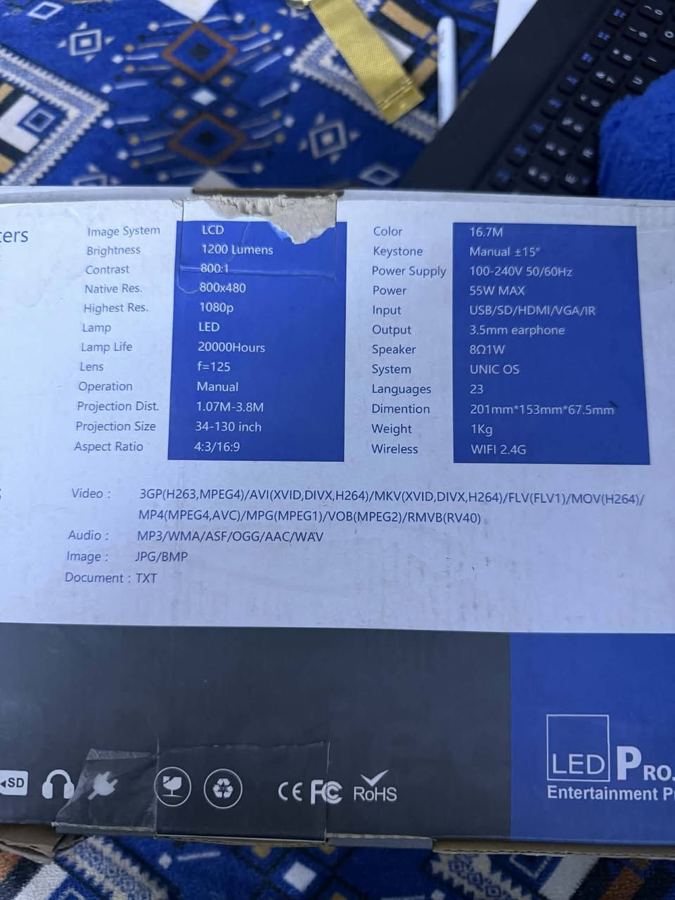 السلام عليكم 
داتا شو جديد غير مستخدم اعلى سعر ابيع مواصفاته بالصور مكاني حلة بكرلي يوجد توصيل


**إذا كنت صاحب هذا الإعلان وتريد حذفه لأي سبب، رجاءا أرسل رسالة إلى الدعم الفني**