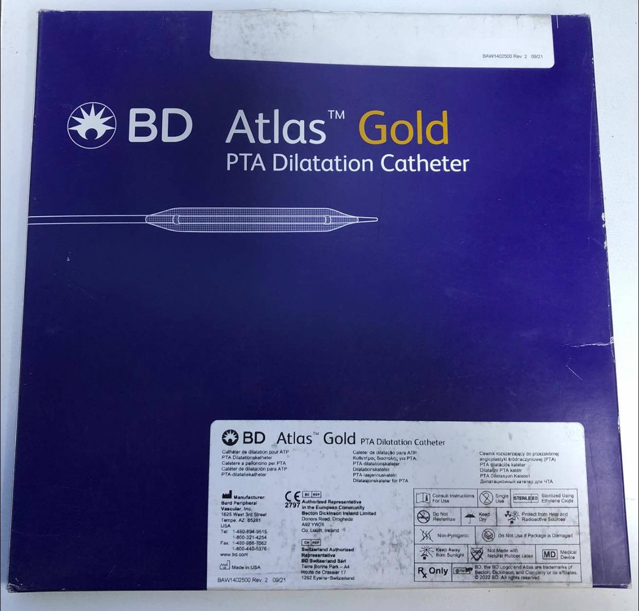 يتوفر  Atlas Balloon  قياسات 14mm*40mm
16mm*40mm
 شركة Bard 
استفسار والتواصل على واتساب المكتب 
***********
العنوان باب المعظم تقاطع الصرافية عمارة الجوهرة /  مكتب شريان
