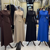 فستان • مقاسات ٤٠-٤٨ • توصيل ٥