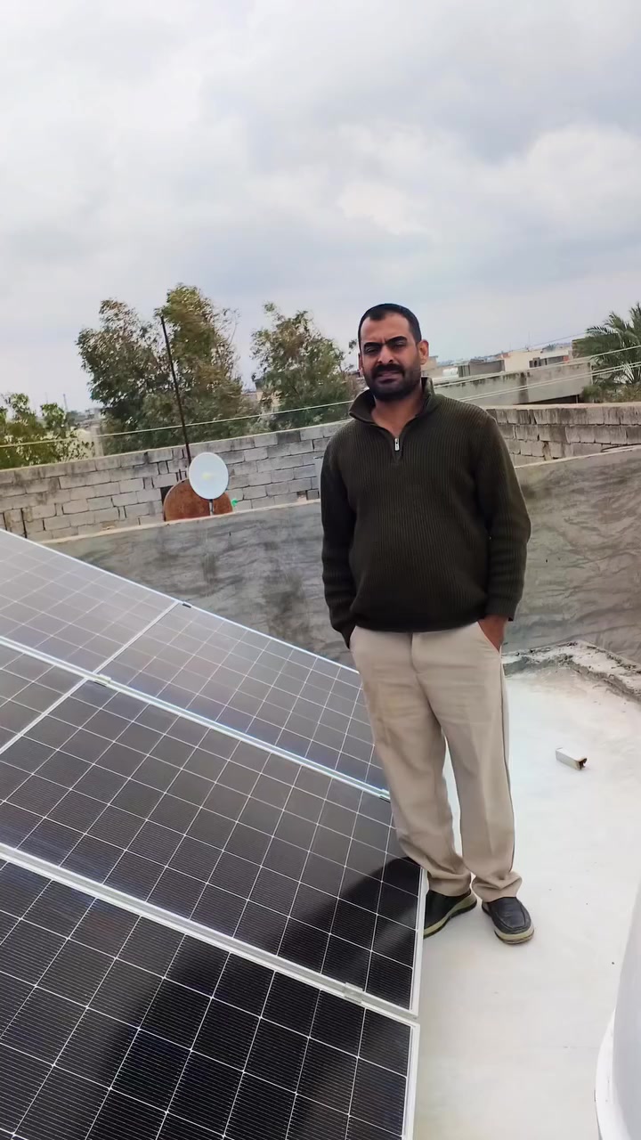 #ديالى_قضاء_بلدروز

تم بعون الله يوم 2026 /26/3
تنصيب  منضومة طاقه شمسيه
تفاصيل المنضومه

منضومة 10 مبير صباحا  8 امبير ليلآ
انفيرتر 6.2كيلو واط ضمان 2 سنوات 
بطاريات  ليثيوم 5 كيلو واط عدد 1 ضمان ٥ سنوات 
الواح لونجي عدد 5 ضمان ١٠ سنوات
بورد حمايه و قواطع اي سي +دي سي
اسلاك دي سي دبل عازل حراري 

للطلب والاستفسار يرجى مراسلة الصفحة أو الرقم الواتساب ***********
