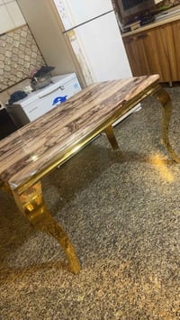 ميز طعام • ميز مرمر • طاولة مع كراسي • كراسي سفرة • اثاث سفرة • طاولة ...