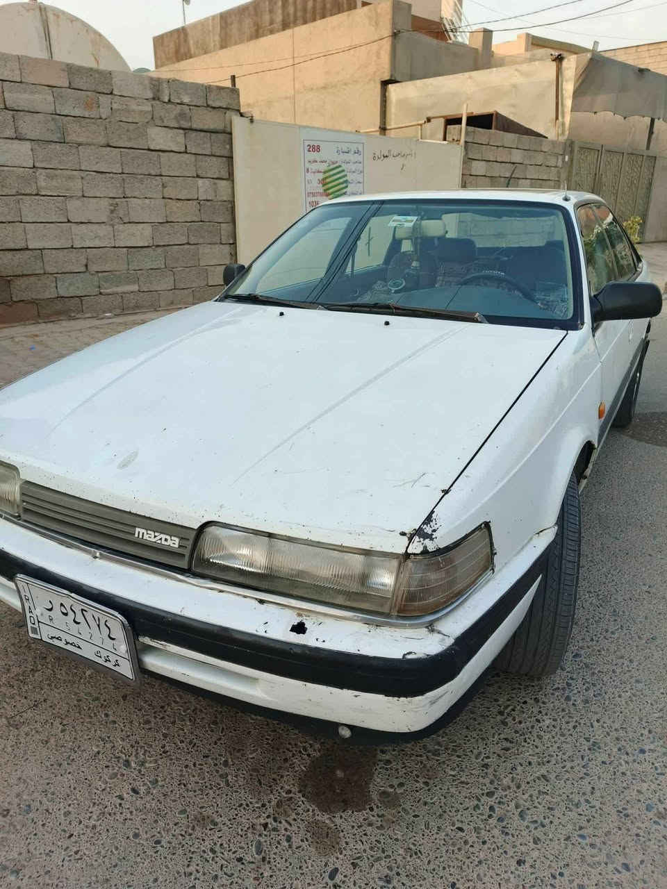 سلام عليكم 
مازدا للبيع موديل 1990 بدون تبريد 
 626 سياره مابيه شي غير خيط بخار قليل  8بخ  للاستفسار اكثر اتصل عل رقم *********** كركوك, العراق
