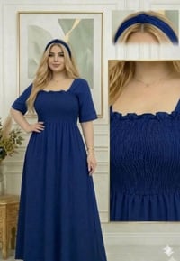 فستان بنات • قماش كشمير • فري سايز