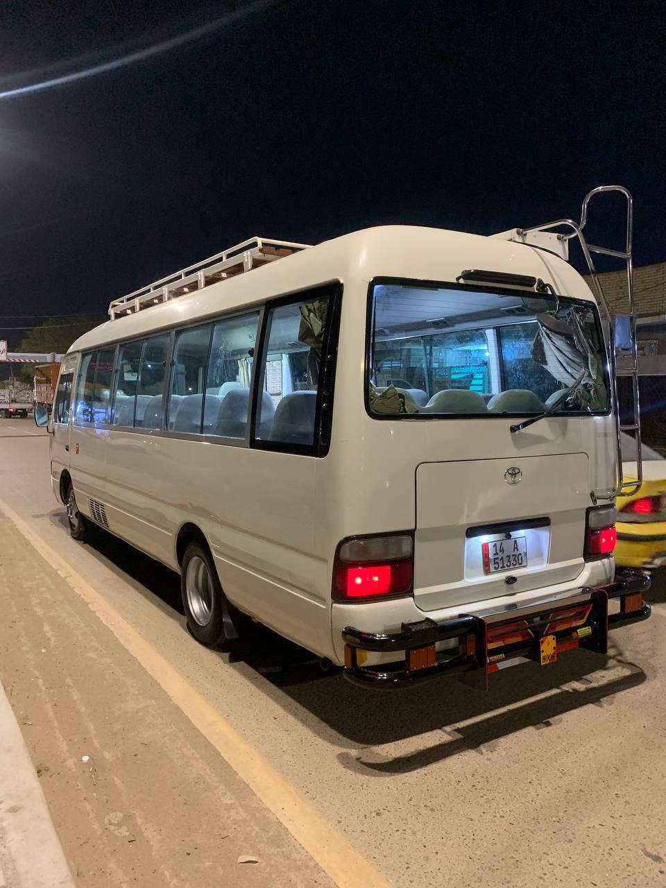 السلام عليكم
كوستر. ٢٠١٤البيع  والمراوس، باحدث  مع الفرق رقم بصرة نكليزي بسمي  جاهزة  تبريد محور  منظومه غاز   طخم تاير.  كشن ستاركس  سيبايه درع   بيه صبغ البجم  وتصليح بربع ابو دكمه   مكانه بغداد.  السعر. ٣٠٥ وبيه مجال قليل  رقم الهاتف***********
محمد العكيلي
