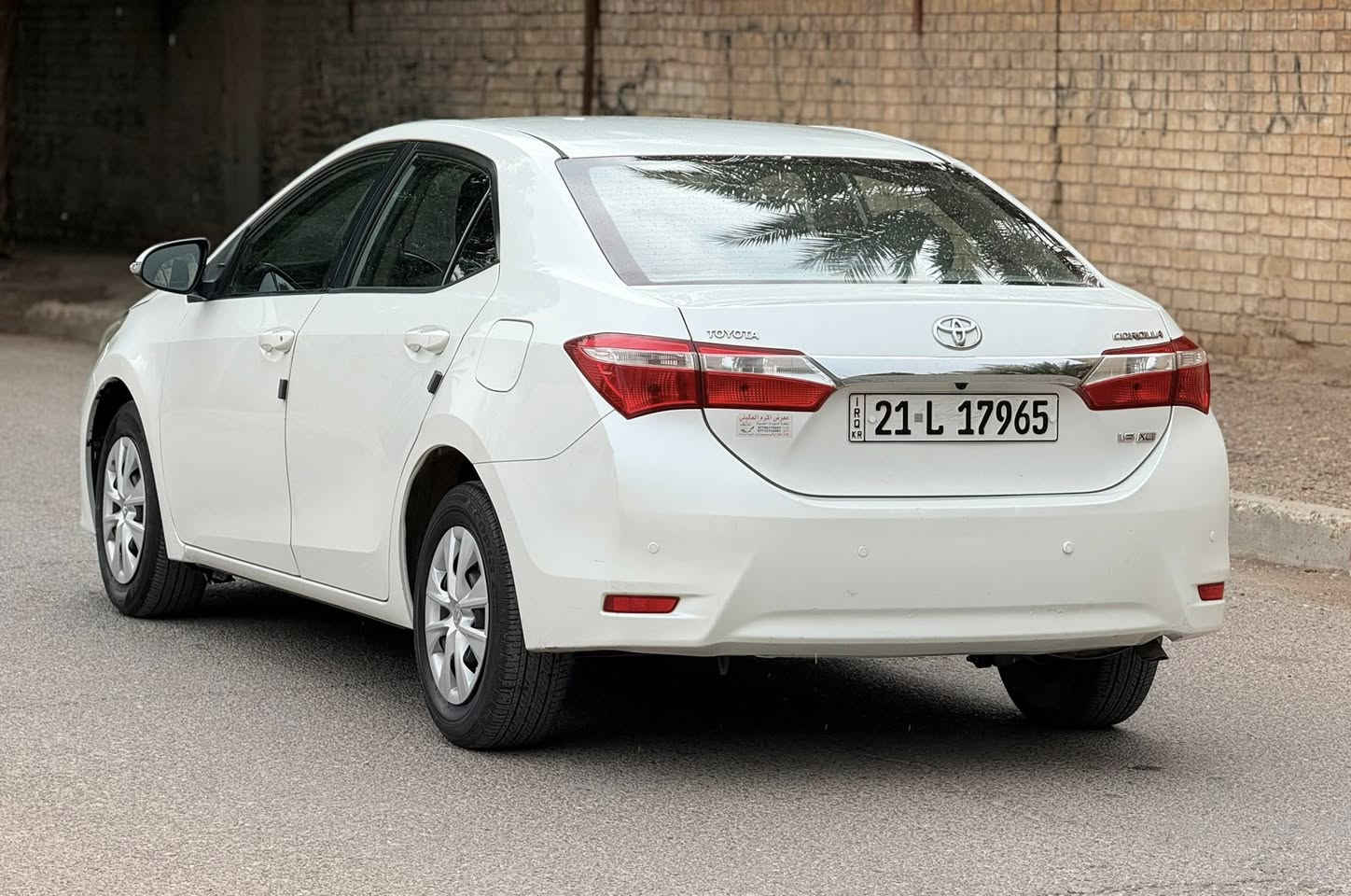 سلام وعليكم 
كورلا 2015 خليجي
مواصفات XLi
ماشيه 120 
الرقم : سليمانيه بسمي 
السياره : مكفوله من صبغ وفتح وتبديل 
السعر  : 127 
العنوان : بغداد / الصليخ 
اللاستفسار : ***********
