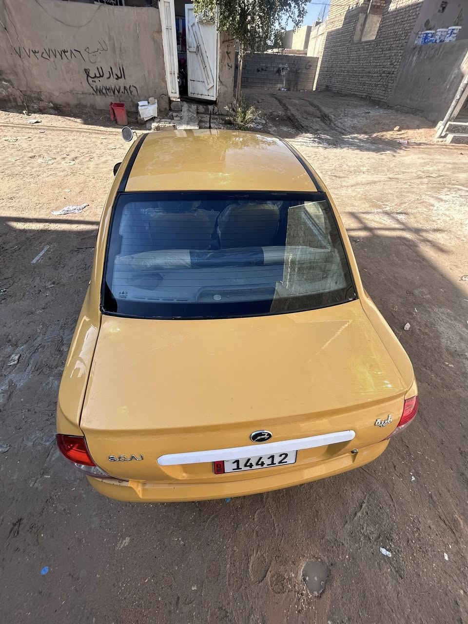 سلام عليكم
طيبة موديل 15 سياره جاهزه وخير من الله 
كير ومحرك كفاله سياره كفاله ما عدا جاملغ خلفي مصلح بدون دواخل بدون معجون فقط مرشوش 
خير من الله السياره سنويه ل 2030 شرط المداور  رايدها ب 38 وبيها مجال للطيبين ***********
