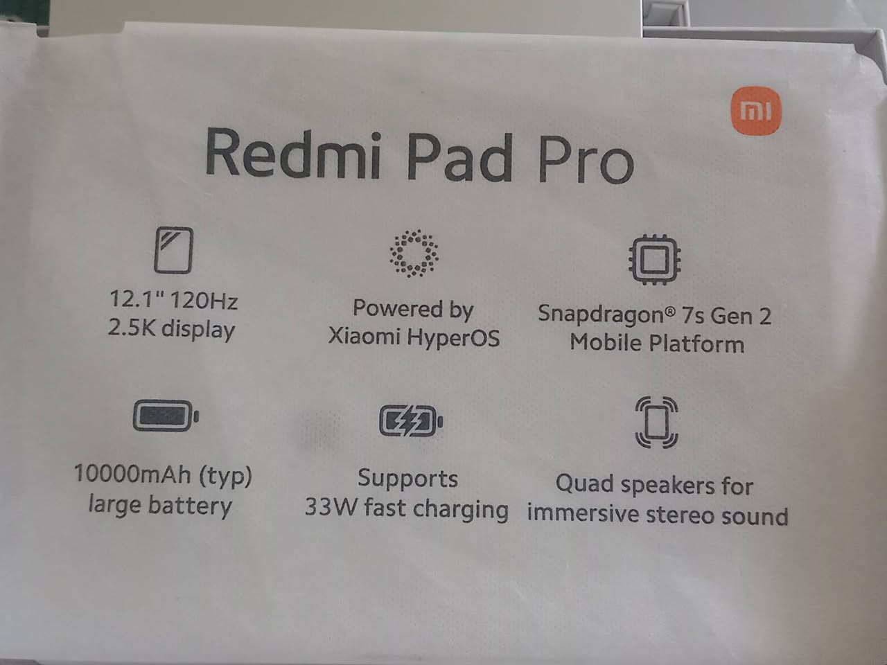 السلام عليكم ايباد Redmi Pad Pro للبيع نضيف كلش ذاكره 256 ايباد مكفول حته من زلغ توني ماخذه ماصارله هوي مستعجل عل بيع سعر خاص


**إذا كنت صاحب هذا الإعلان وتريد حذفه لأي سبب، رجاءا أرسل رسالة إلى الدعم الفني**