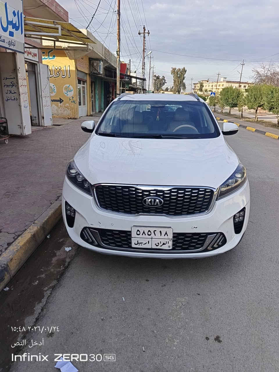 سياره للبيع كيا سورنتو موديل 2020
السياره خليجيه مكفوله كفاله عامه من الصبغ ماعدا بارد قليل بقبق الجنطه 
رقم  اربيل 
 
المواصفات:
بصمه 
دخول ذكي 
كشنين كهرباء 
كشنات جلد لونين
تحكم استيرن جهتين
ويل جبير 19 كروم
لد نهاري
3 قطع تبريد 
7 راكب 
باب الخلفي كهرباء 
بردات خلفيه 
مري شفط 
درايف مود 
اوتو هولد
مانع منحدرات 
شاشه اصليه كامره دواره
حساسات اماميه خلفيه اصليه 
مكاني موصل /***********
